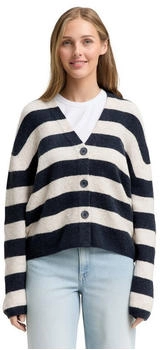 Tom Tailor Denim Cardigan 1048350 navy offwhite gestreift