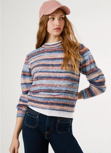 Pepe Jeans Damen Mer Shirt – Baumwoll-Top Mit Ballonärmeln & Quasten-Detail