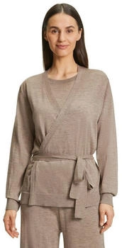 Falke Strickjacke aus Kaschmir taupe mel