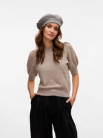 Vero Moda Rundhalspullover "VMDOFFY 2/4 O-NECK PULLOVER GA NOOS" Materialmix,...