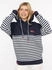 Zwillingsherz Hoodie 'Moin Streifen' gestreift