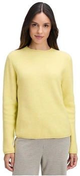 Cartoon Strickpullover Stehkragen muted lime