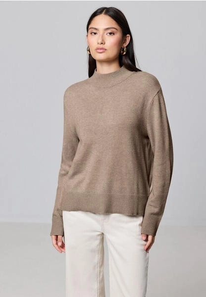 Street One Damen Strickpullover – Weicher Viskose-Mix Mit U-Boot-Ausschnitt & Seitenstruktur