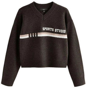 Next Fashion Pullover beige schoko weiß