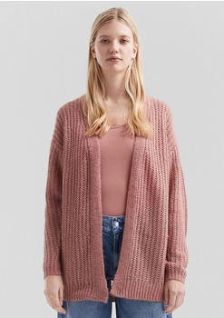 s.Oliver Locker gestrickte Jacke mit überschnittener Schulter Rosa 2172032.4418.
