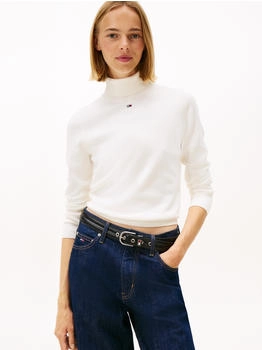 Tommy Hilfiger Slim-fit Pullover mit Rollkragen (DW0DW21672) wei&szlig;