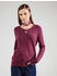 Vila Viril V-Ausschnitt L/s Strickoberteil - Noos (VIL1655083000004) beere