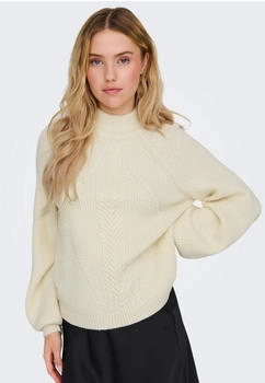 Only Onlkatia Ls Detail Highneck Cc Knt (15324678) offwhite