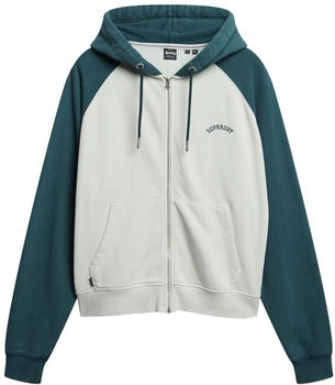 Superdry Essential Logo Full Zip Sweatshirt (W2012287A) gr&uuml;n