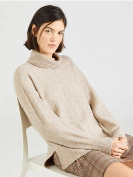 Pieces Rollkragen Pullover (17150960) taupe