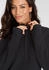 Laura Scott Troyer Pullover mit Reißverschluss (38088665) schwarz