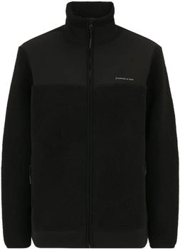 Kapten & Son Everyday Fleecejacke schwarz/weiß