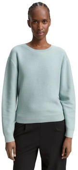 Tom Tailor Denim Pullover mit Rundhalsausschnitt normale Passform hellblau