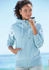 Elbsand Kalea Hood Jacket Zip-Hoodie (29666103) hellblau/weiß