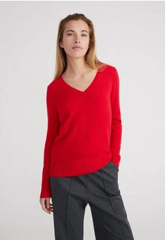 Style & Republic Kaschmir Pullover mit V-Ausschnitt (4032743115242) hellrot