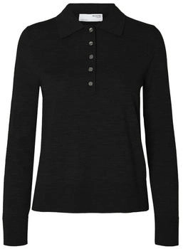 Selected SLFTHEA Pullover schwarz