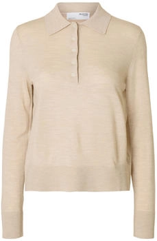 Selected SLFTHEA Pullover beige