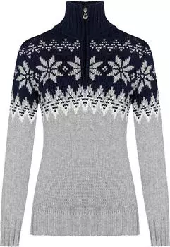 Dale of Norway Myking Pullover light charcoal/off white/navy