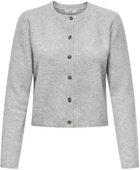 Jacqueline de Yong Chloe Cardigan light grey melange