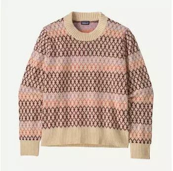 Patagonia Recycled Wool Pullover (51025-SLDA-L) beige