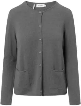 Maerz Cardigan Button 1/1 Ärmel grau