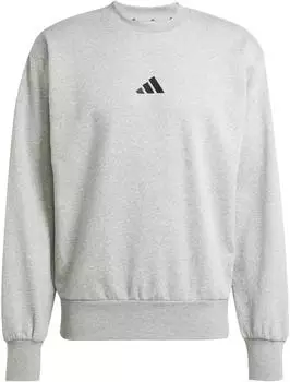 Adidas Essentials Feelcozy Sweatshirt Medium Grey Heather / Black (JE3790)