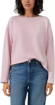 s.Oliver Verkürztes Sweatshirt mit Naht-Details 38 Rosa 2172335.4156.38
