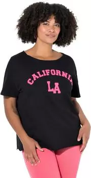 Angel of Style Sweatshirt mit Stickerei fuchsia/schwarz