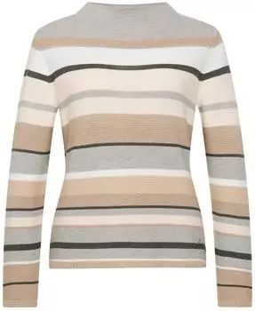 Rabe Streifenpullover mit Intarsienmuster (O24-0271369)