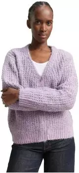 Tom Tailor Denim Cardigan Strickjacke (1049074) lilac multicolor melange