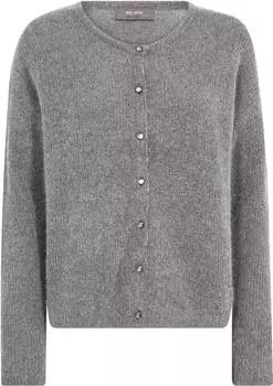 Mos Mosh MMAlmine Strickjacke grey melange