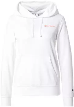 Champion Kapuzensweatshirt mit Kängurutasche lachs/weiß