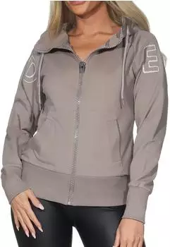 Elbsand Kalea Hood Jacket Zip-Hoodie (70877) silver sand