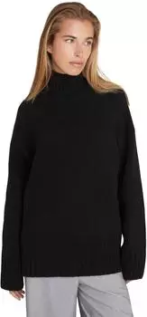 Style & Republic Oversize Rollkragen Pullover Boxy schwarz