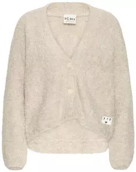 ICHI Blarisa Strickjacke almond milk