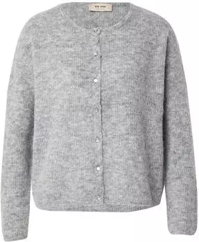 Mos Mosh MMAlmine Strickjacke grau