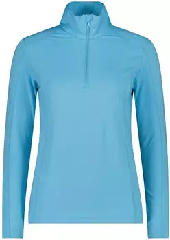 CMP Damen Second-Layer Sweatshirt aus Softech (30L1086-L222) topazio/hellblau