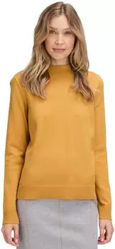 Betty Barclay Basic Strickpullover mit Stehkragen autumn gold