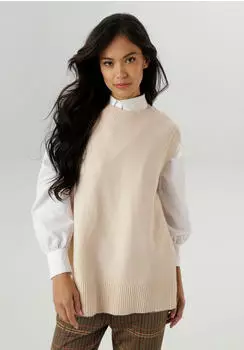 Aniston Pullunder im lässig angesagten Style (13612120) beige-melange