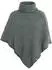 Knit Factory Nicky Gestrickter Poncho mit Kragen