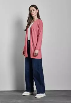 Street One Frauen Langer Cardigan in Rosa Gr: (A25388316165)