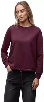 Street One Frauen Rundhals Sweatshirt in Rot Gr: (A30340817094)