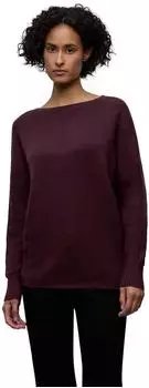 Street One Frauen Cosy Dolman Pullover in Rot Gr: (A30342817151)