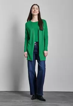 Street One Frauen Langer Cardigan in Grün Gr: (A25388316275)