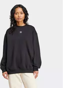 Adidas Essentials Long Oversized Sweatshirt Black (IY1834)