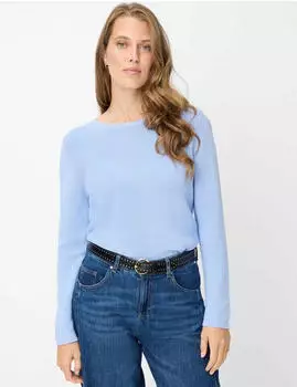 BRAX Damen Strickpullover Style LESLEY lavender blue hellblau Gr. (906002_90111500_88)