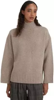 Style & Republic Oversize Rollkragen Pullover Boxy beige