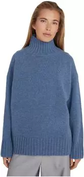 Style & Republic Oversize Rollkragen Pullover Boxy (SR60) taubenblau