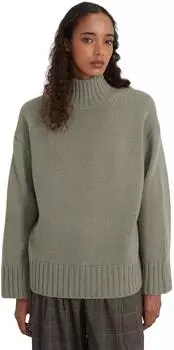 Style & Republic Oversize Rollkragen Pullover Boxy grünmeliert