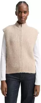 Tom Tailor Denim Pullunder Cardigan (1049483) cosy beige melange